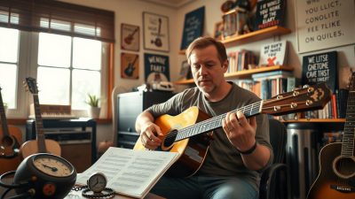 tips belajar gitar